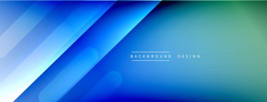 Dinamik çizgiler soyut arkaplan. Üç boyutlu gölge efektleri ve sıvı eğimleri. Modern çakışma biçimleri