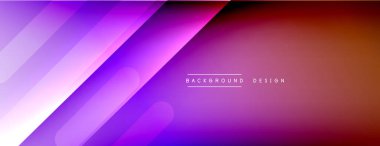 Dinamik çizgiler soyut arkaplan. Üç boyutlu gölge efektleri ve sıvı eğimleri. Modern çakışma biçimleri