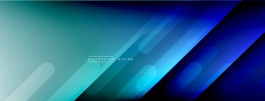 Dinamik çizgiler soyut arkaplan. Üç boyutlu gölge efektleri ve sıvı eğimleri. Modern çakışma biçimleri