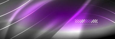 Neon dinamik ışınlar vektör soyut duvar kağıdı arka planı. Duvar kağıdı arkaplanı, iş ve teknoloji sunumları için tasarım şablonları, İnternet posterleri veya web broşürü kapakları