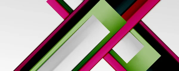 Kleur abstracte lijnen trendy geometrische achtergrond voor zakelijke of technologische presentatie, internet poster of web brochure cover, behang — Stockvector