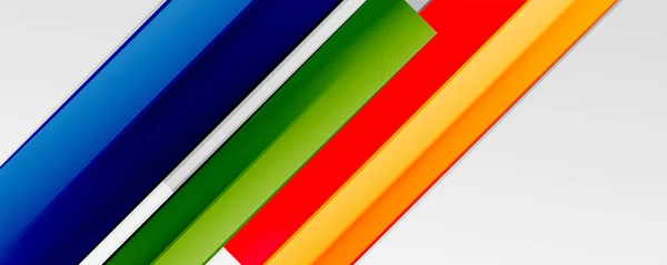 Lignes abstraites de couleur fond géométrique à la mode pour la présentation d'affaires ou de technologie, affiche Internet ou couverture de brochure Web, papier peint — Image vectorielle