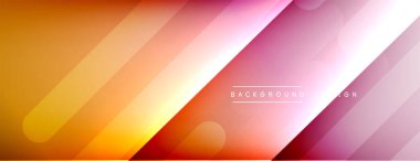 Dinamik çizgiler soyut arkaplan. Üç boyutlu gölge efektleri ve sıvı eğimleri. Modern çakışma biçimleri