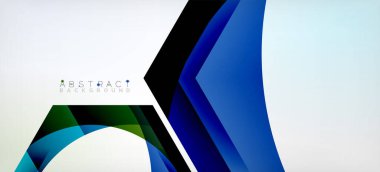 Vektör renk altıgenler geometrik soyut arkaplan