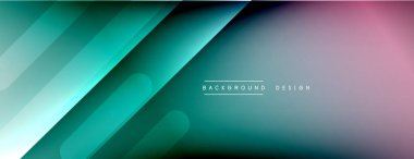 Dinamik çizgiler soyut arkaplan. Üç boyutlu gölge efektleri ve sıvı eğimleri. Modern çakışma biçimleri