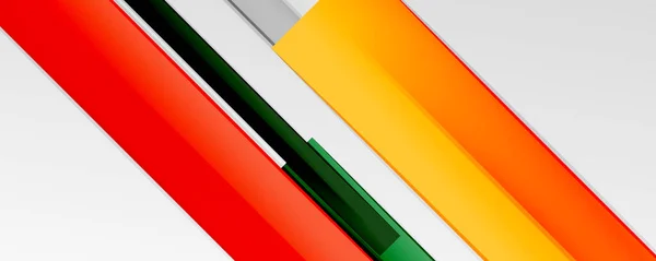 Fond de lignes multicolores. Modèle de conception pour les présentations commerciales ou technologiques, les affiches sur Internet ou les couvertures de brochures Web — Image vectorielle