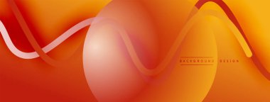 Gölge efektli dalga çizgisi olan soyut gradyan arkaplan. Geometrik bileşim. 3B gölge efektleri ve sıvı eğimleri