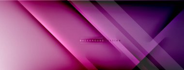 Soyut arkaplan - çizgiler ışık ve gölgelerle oluşturuldu. Teknoloji ya da iş dijital şablonu. Dinamik arkaplan ile basit akışkan renk gradyanı