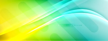 Soyut arkaplan - çizgiler ışık ve gölgelerle oluşturuldu. Teknoloji ya da iş dijital şablonu. Dinamik arkaplan ile basit akışkan renk gradyanı