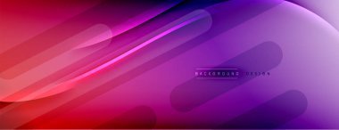 Soyut arkaplan - çizgiler ışık ve gölgelerle oluşturuldu. Teknoloji ya da iş dijital şablonu. Dinamik arkaplan ile basit akışkan renk gradyanı