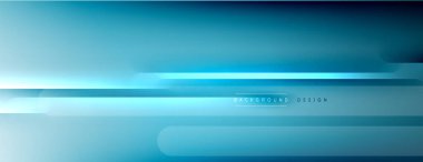 Soyut arkaplan - çizgiler ışık ve gölgelerle oluşturuldu. Teknoloji ya da iş dijital şablonu. Dinamik arkaplan ile basit akışkan renk gradyanı