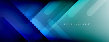 Dinamik çizgiler soyut arkaplan. Üç boyutlu gölge efektleri ve sıvı eğimleri. Modern çakışma biçimleri