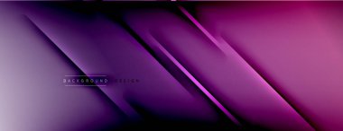 Soyut arkaplan - çizgiler ışık ve gölgelerle oluşturuldu. Teknoloji ya da iş dijital şablonu. Dinamik arkaplan ile basit akışkan renk gradyanı