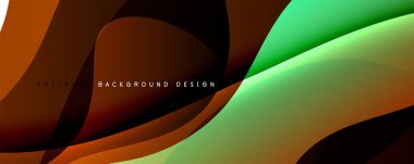 Dinamik dalga çizgisi efektli basit akışkan renk gradyan soyut arka plan. Duvar Kağıdı, Sancak, Arkaplan, Kart, Kitap İllüstrasyonu, İniş Sayfası