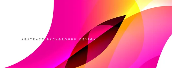 Trendy eenvoudige vloeiende kleurverloop abstracte achtergrond met dynamische golflijn effect. Vector Illustratie voor Behang, Banner, Achtergrond, Kaart, Boek Illustratie, Landingspagina — Stockvector