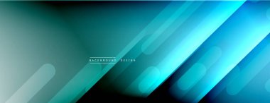 Dinamik çizgiler soyut arkaplan. Üç boyutlu gölge efektleri ve sıvı eğimleri. Modern çakışma biçimleri