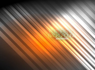 Parlak neon rengi tekno soyut arkaplan, koyu arkaplanda parlak neon çizgiler