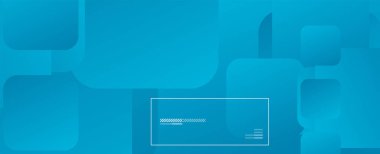 Kare şekiller geometrik soyut arkaplan. Üç boyutlu gölge efektleri ve sıvı eğimleri. Modern çakışma biçimleri