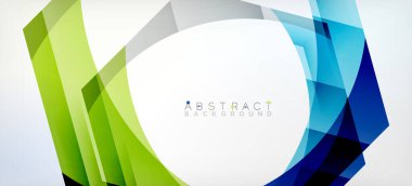 Şeffaf altıgenler geometrik şekiller soyut arkaplan