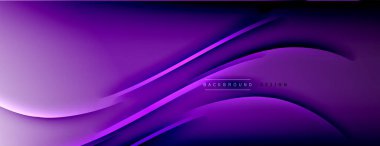 Soyut arkaplan - çizgiler ışık ve gölgelerle oluşturuldu. Teknoloji ya da iş dijital şablonu. Dinamik arkaplan ile basit akışkan renk gradyanı