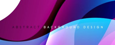 Dinamik dalga çizgisi efektli basit akışkan renk gradyan soyut arka plan. Duvar Kağıdı, Sancak, Arkaplan, Kart, Kitap İllüstrasyonu, İniş Sayfası