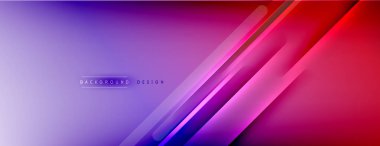 Soyut arkaplan - çizgiler ışık ve gölgelerle oluşturuldu. Teknoloji ya da iş dijital şablonu. Dinamik arkaplan ile basit akışkan renk gradyanı