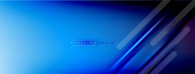 Soyut arkaplan - çizgiler ışık ve gölgelerle oluşturuldu. Teknoloji ya da iş dijital şablonu. Dinamik arkaplan ile basit akışkan renk gradyanı
