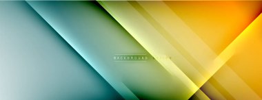 Soyut arkaplan - çizgiler ışık ve gölgelerle oluşturuldu. Teknoloji ya da iş dijital şablonu. Dinamik arkaplan ile basit akışkan renk gradyanı