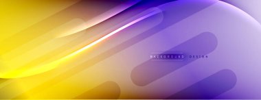 Soyut arkaplan - çizgiler ışık ve gölgelerle oluşturuldu. Teknoloji ya da iş dijital şablonu. Dinamik arkaplan ile basit akışkan renk gradyanı