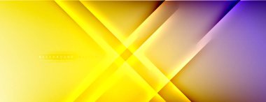 Soyut arkaplan - çizgiler ışık ve gölgelerle oluşturuldu. Teknoloji ya da iş dijital şablonu. Dinamik arkaplan ile basit akışkan renk gradyanı