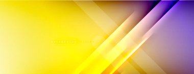 Soyut arkaplan - çizgiler ışık ve gölgelerle oluşturuldu. Teknoloji ya da iş dijital şablonu. Dinamik arkaplan ile basit akışkan renk gradyanı