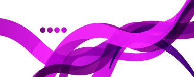 Soyut arkaplan - beyaz desen üzerinde şeffaf dalgalı çizgiler. Duvar Kağıdı, Sancak, Arkaplan, İniş Sayfası için Vektör İllüstrasyonu