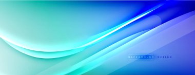 Soyut arkaplan - çizgiler ışık ve gölgelerle oluşturuldu. Teknoloji ya da iş dijital şablonu. Dinamik arkaplan ile basit akışkan renk gradyanı