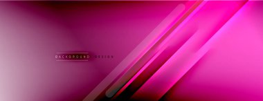 Soyut arkaplan - çizgiler ışık ve gölgelerle oluşturuldu. Teknoloji ya da iş dijital şablonu. Dinamik arkaplan ile basit akışkan renk gradyanı