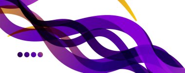 Soyut arkaplan - beyaz desen üzerinde şeffaf dalgalı çizgiler. Duvar Kağıdı, Sancak, Arkaplan, İniş Sayfası için Vektör İllüstrasyonu