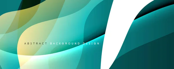 Trendy fundo abstrato gradiente de cor fluido simples com efeito de linha de onda dinâmica. Ilustração vetorial para papel de parede, bandeira, fundo, cartão, ilustração do livro, landing page —  Vetores de Stock