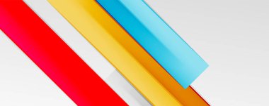 Çok renkli satır arkaplanı. İş veya teknoloji sunumları, İnternet posterleri veya web broşürü kapakları için tasarım şablonu