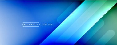 Dinamik çizgiler soyut arkaplan. Üç boyutlu gölge efektleri ve sıvı eğimleri. Modern çakışma biçimleri