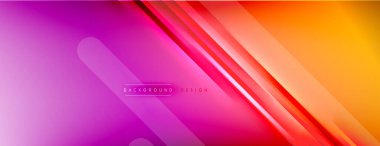 Soyut arkaplan - çizgiler ışık ve gölgelerle oluşturuldu. Teknoloji ya da iş dijital şablonu. Dinamik arkaplan ile basit akışkan renk gradyanı