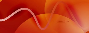 Gölge efektli dalga çizgisi olan soyut gradyan arkaplan. Geometrik bileşim. 3B gölge efektleri ve sıvı eğimleri