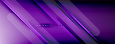 Soyut arkaplan - çizgiler ışık ve gölgelerle oluşturuldu. Teknoloji ya da iş dijital şablonu. Dinamik arkaplan ile basit akışkan renk gradyanı