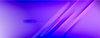 Soyut arkaplan - çizgiler ışık ve gölgelerle oluşturuldu. Teknoloji ya da iş dijital şablonu. Dinamik arkaplan ile basit akışkan renk gradyanı