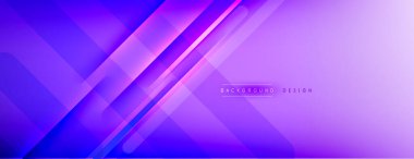 Soyut arkaplan - çizgiler ışık ve gölgelerle oluşturuldu. Teknoloji ya da iş dijital şablonu. Dinamik arkaplan ile basit akışkan renk gradyanı