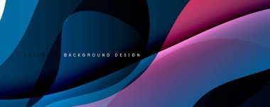 Dinamik dalga çizgisi efektli basit akışkan renk gradyan soyut arka plan. Duvar Kağıdı, Sancak, Arkaplan, Kart, Kitap İllüstrasyonu, İniş Sayfası