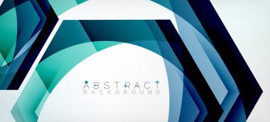 Vektör renk altıgenler geometrik soyut arkaplan