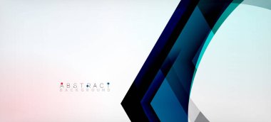 Şeffaf altıgenler geometrik şekiller soyut arkaplan