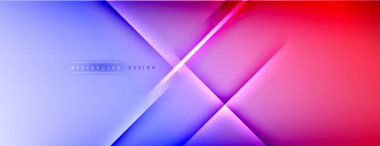 Soyut arkaplan - çizgiler ışık ve gölgelerle oluşturuldu. Teknoloji ya da iş dijital şablonu. Dinamik arkaplan ile basit akışkan renk gradyanı