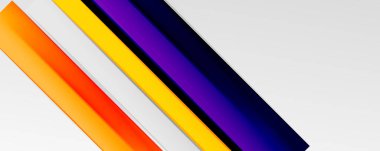 İş veya teknoloji sunumu, İnternet posteri veya web broşürü kapağı, duvar kağıdı kapağı için renk soyut geometrik arkaplan