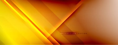 Soyut arkaplan - çizgiler ışık ve gölgelerle oluşturuldu. Teknoloji ya da iş dijital şablonu. Dinamik arkaplan ile basit akışkan renk gradyanı