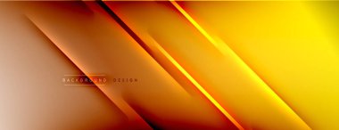 Soyut arkaplan - çizgiler ışık ve gölgelerle oluşturuldu. Teknoloji ya da iş dijital şablonu. Dinamik arkaplan ile basit akışkan renk gradyanı